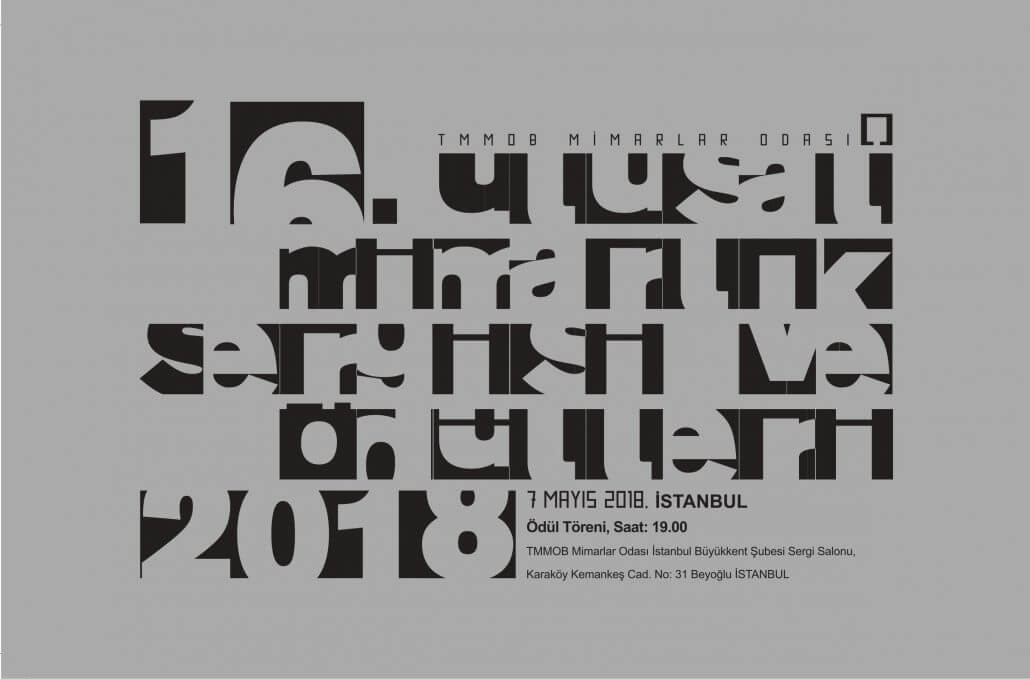 2018 / XVI. Ulusal Mimarlık Sergisi ve Ödülleri Yolculuğunu Sürdürüyor…